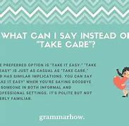 Image result for Take Care Synonym