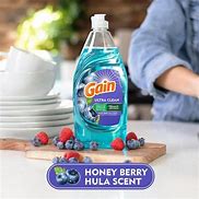 Image result for Gain Honeyberry Hula Dish Soap Photo