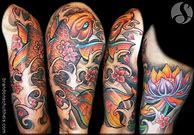 Image result for Koi Tattoo Full Sleeve