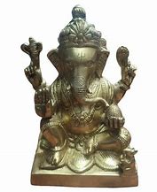 Image result for Brass Ganesh Statue