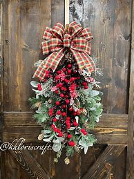 Image result for Christmas Corner Swags