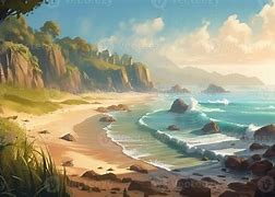 Image result for Beach Concept Art