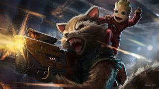 Image result for Rocket From Marvel