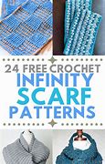 Image result for Free Crochet Patterns Infinity Scarves