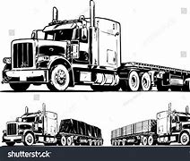 Image result for Semi Truck Flatbed Trailer