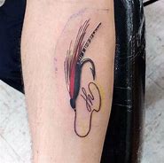 Image result for Fly Fishing Hook Tattoo