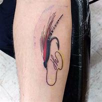 Image result for Salmon Fly Hook Tattoo