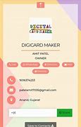 Image result for Digital Business Visiting Card Vcard