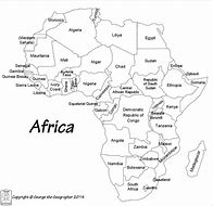 Image result for Clear Map of Africa