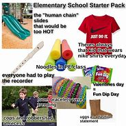 Image result for High School Starter Pack Memes