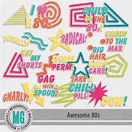 Image result for MTV 80s Stickers