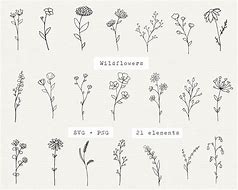 Image result for Wildflower SVG Free