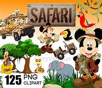 Image result for Mickey Mouse Safari Background Clip Art