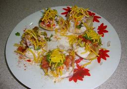 Image result for Dahi Sev Puri