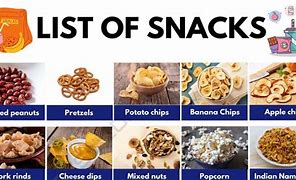 Image result for Snack Foods List