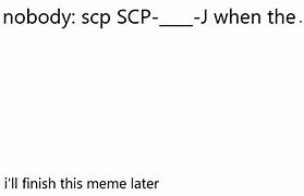 Image result for SCP J