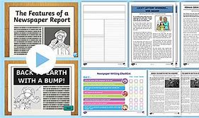 Image result for Features of a Newspaper Article KS1