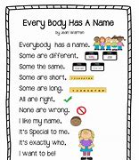 Image result for Preschool Name Songs