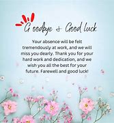 Image result for Sample Farewell Message