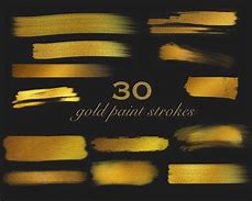 Image result for gold paint brush strokes