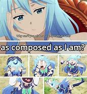 Image result for Aqua Anime Memes