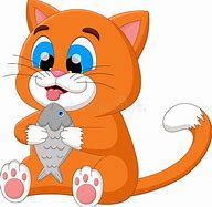 Image result for Cat Eating Cartoon