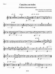 Image result for Sheet Music for Oboe