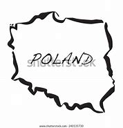 Image result for Poland Map Drawing