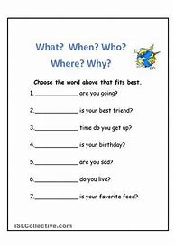 Image result for First Grade Questions