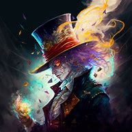 Image result for 2D Mad Hatter Hat