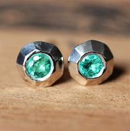 Image result for Emerald Earrings Genuine