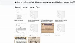 Image result for Surat Jaman Dulu