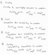 Image result for CaSO4 Equation