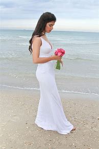 Image result for Bohemian Beach Wedding Dress