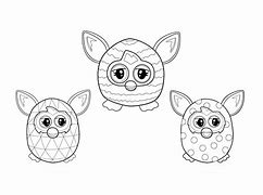 Image result for Furby Never Sleeps Outline