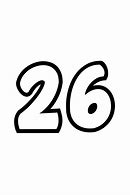 Image result for 26 Number Cut Out