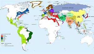 Image result for Map of World 1776