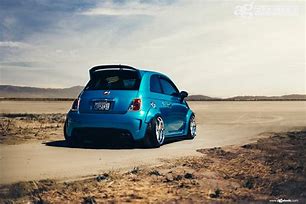 Image result for Fiat 500 Modified Blue