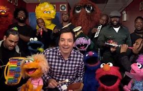 Image result for Jimmy Fallon Roots Sesame Street