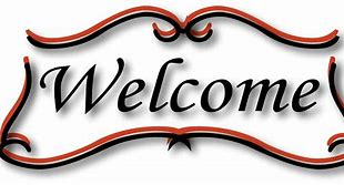 Image result for Welcome Clip Art Red