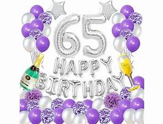 Image result for Happy 65th Birthday Decorations