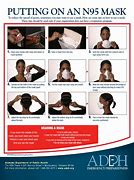 Image result for Donning and Removing N95 Mask