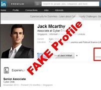 Image result for Fake LinkedIn Profile