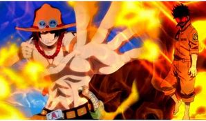 Image result for Flaming Punch Attack Anime