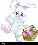 Image result for Easter Bunny with Basket Clip Art