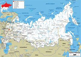 Image result for Russia Tourist Map