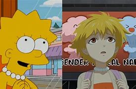 Image result for Simpsons as Anime