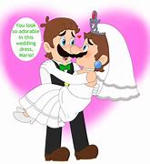 Image result for Mario Wedding Dress