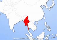 Image result for Myanmar Asia Map