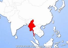 Image result for Myanmar Location